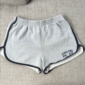 Brandy Melville Gray Athletic Shorts with Elastic Waistband